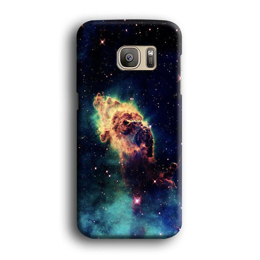 Beautiful Space Colorful 007 Samsung Galaxy S7 Edge Case-Plastic / Full Wrap (3D Case)-Xtracase