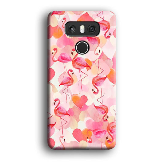 Beautiful Flamingo Art LG G6 3D Case-Xtracase
