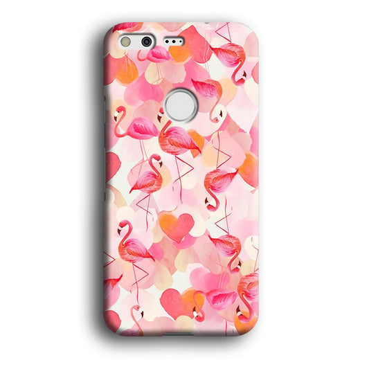 Beautiful Flamingo Art Google Pixel XL 3D Case-Xtracase