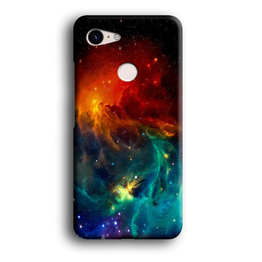 Beautiful Space Colorful 001 Google Pixel 3 3D Case-Xtracase