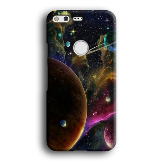 Beautiful Space Colorful 006 Google Pixel XL 3D Case-Xtracase