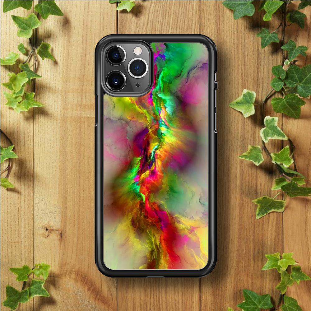 Beautifull Gradation Color iPhone 11 Pro Max Case-Rubber / Black (2D Case)-Xtracase