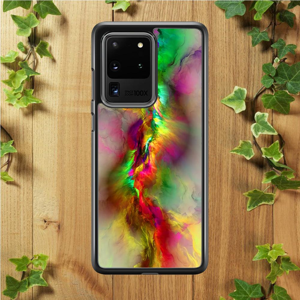 Beautifull Gradation Color Samsung Galaxy S20 Ultra Case-Rubber / White (2D Case)-Xtracase