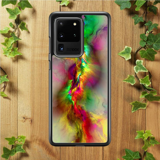 Beautifull Gradation Color Samsung Galaxy S20 Ultra Case-Rubber / White (2D Case)-Xtracase