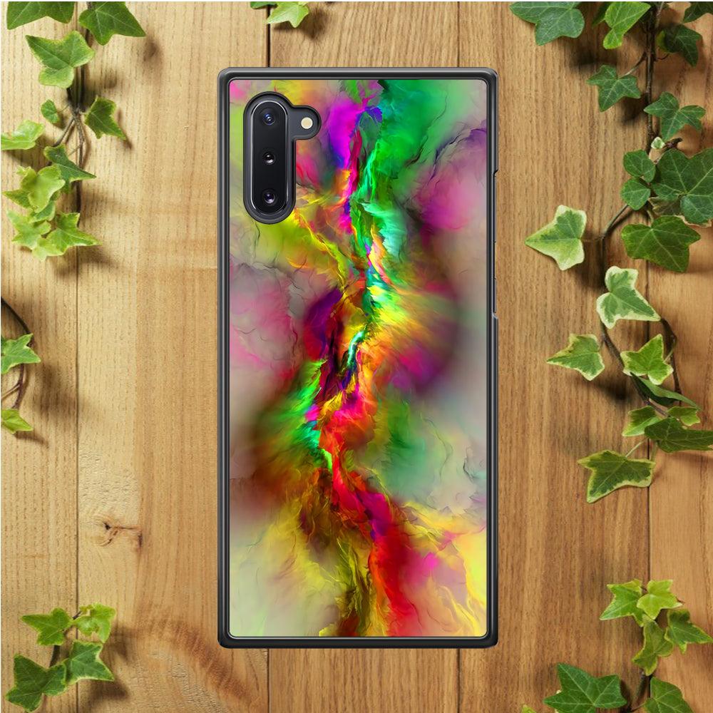 Beautifull Gradation Color Samsung Galaxy Note 10 Case-Rubber / White (2D Case)-Xtracase