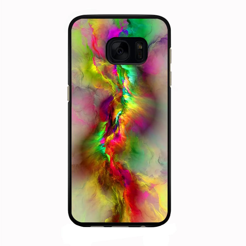 Beautifull Gradation Color Samsung Galaxy S7 Edge Case-Rubber / Black (2D Case)-Xtracase