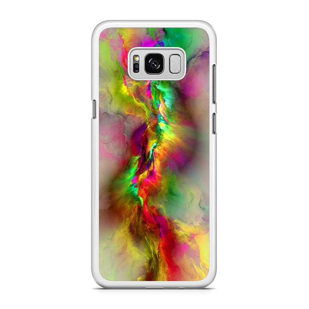Beautifull Gradation Color Samsung Galaxy S8 Case-Rubber / White (2D Case)-Xtracase