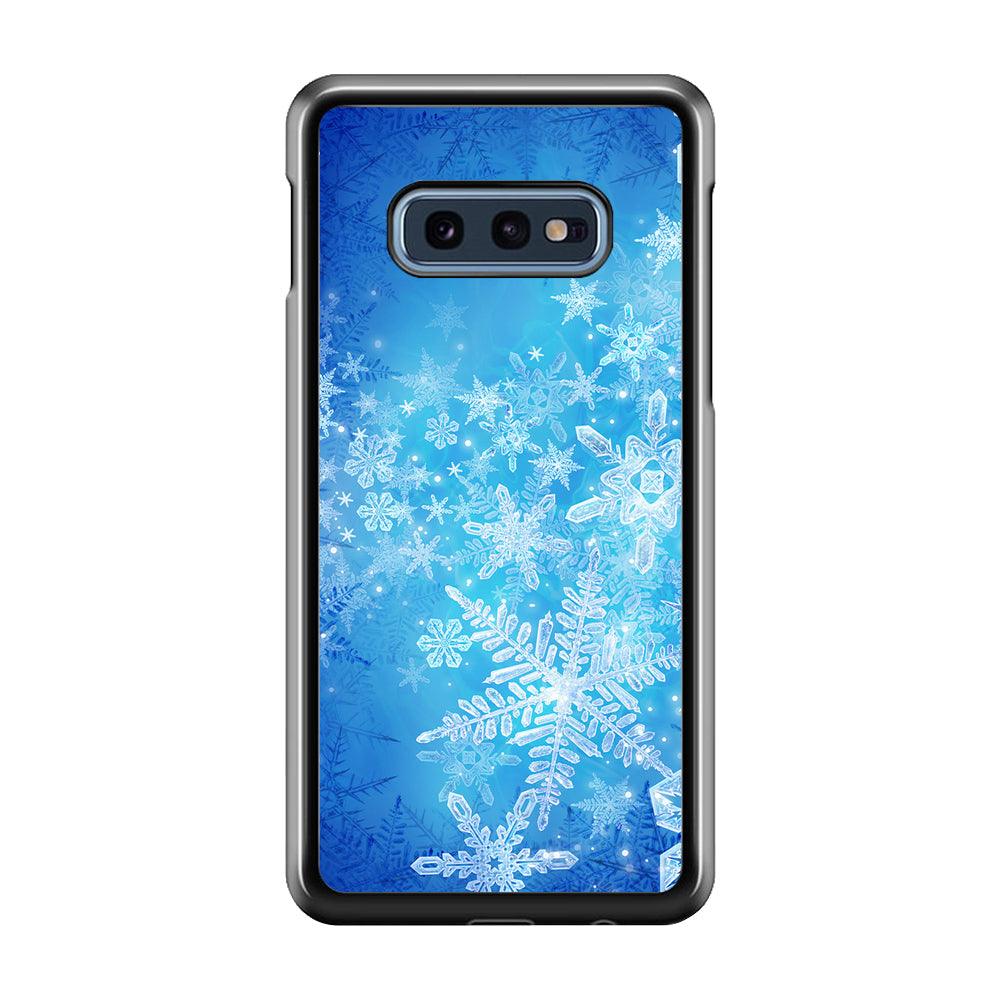 Beautifull Snow Pattern Samsung Galaxy S10E Case-Plastic / Full Wrap (3D Case)-Xtracase
