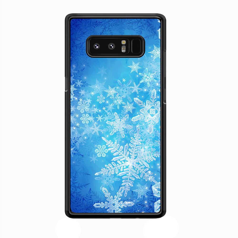 Beautifull Snow Pattern Samsung Galaxy Note 8 Case-Plastic / Full Wrap (3D Case)-Xtracase