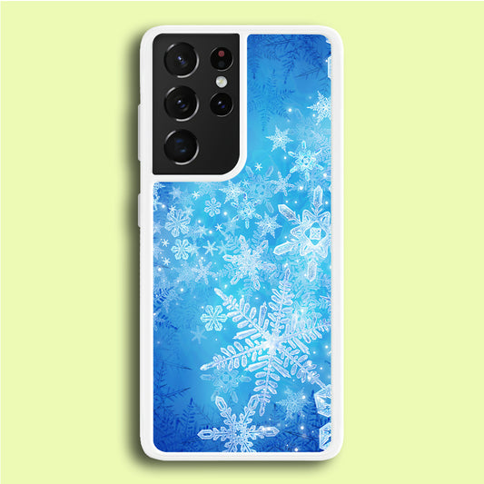 Beautifull Snow Pattern Samsung Galaxy S21 Ultra Case