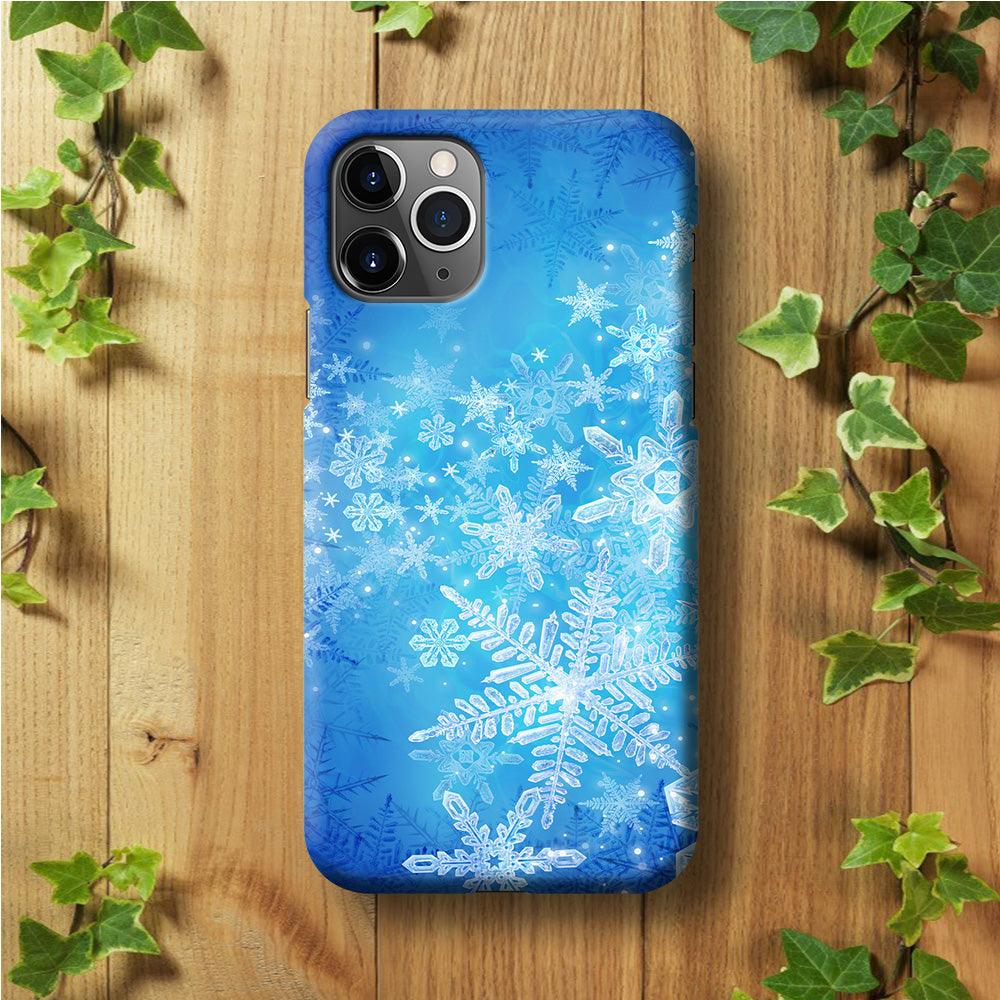 Beautifull Snow Pattern iPhone 11 Pro Case-Plastic / Full Wrap (3D Case)-Xtracase