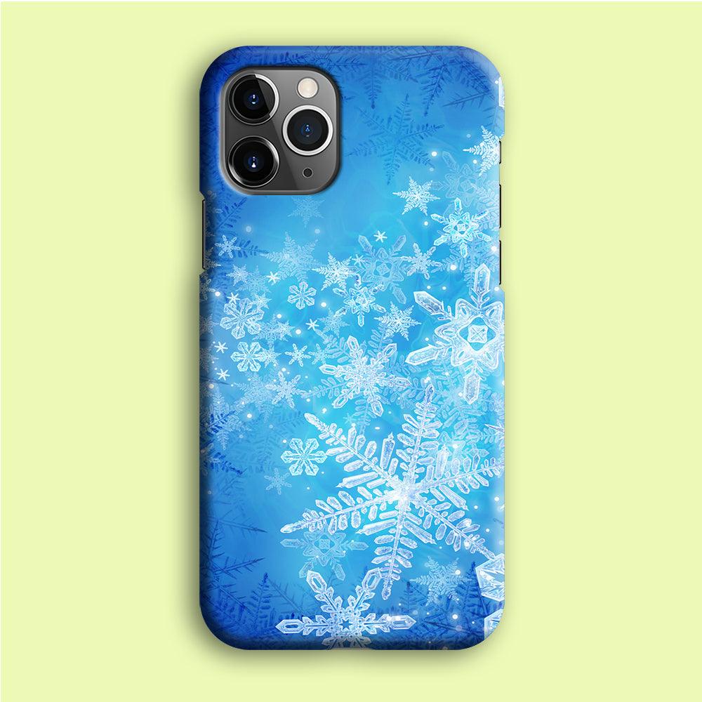 Beautifull Snow Pattern iPhone 12 Pro Case-Plastic / Full Wrap (3D Case)-Xtracase