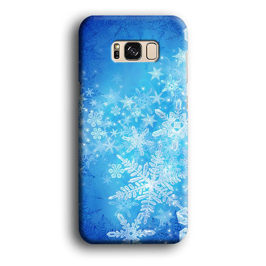 Beautifull Snow Pattern Samsung Galaxy S8 Case-Plastic / Full Wrap (3D Case)-Xtracase