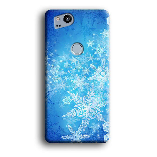 Beautifull Snow Pattern Google Pixel 2 3D Case-Xtracase