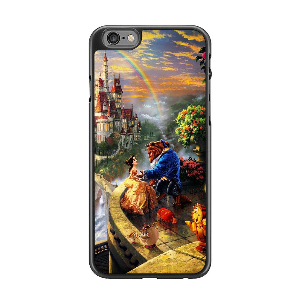 Beauty and The Beast iPhone 6 Plus | 6s Plus Case-Rubber / Black (2D Case)-Xtracase