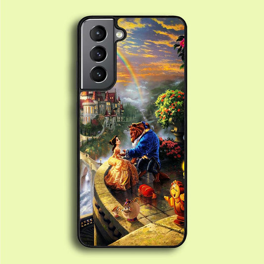 Beauty and The Beast Samsung Galaxy A16 Case-Rubber / White (2D Case)-Xtracase