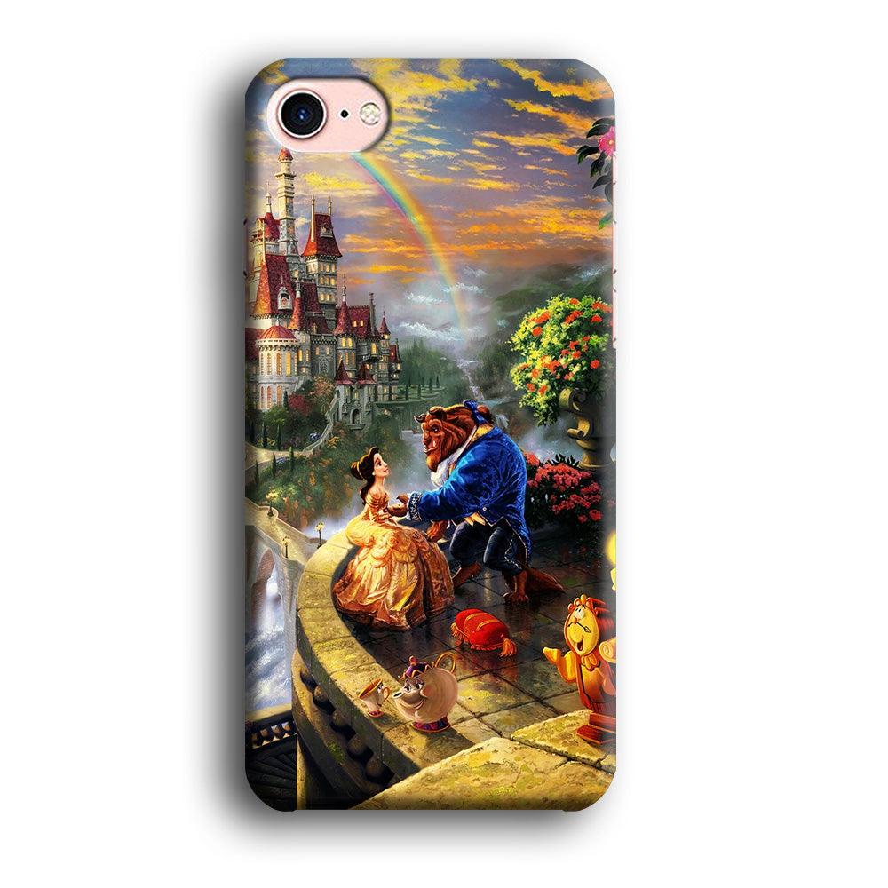 Beauty and The Beast iPhone 8 Case-Plastic / Full Wrap (3D Case)-Xtracase