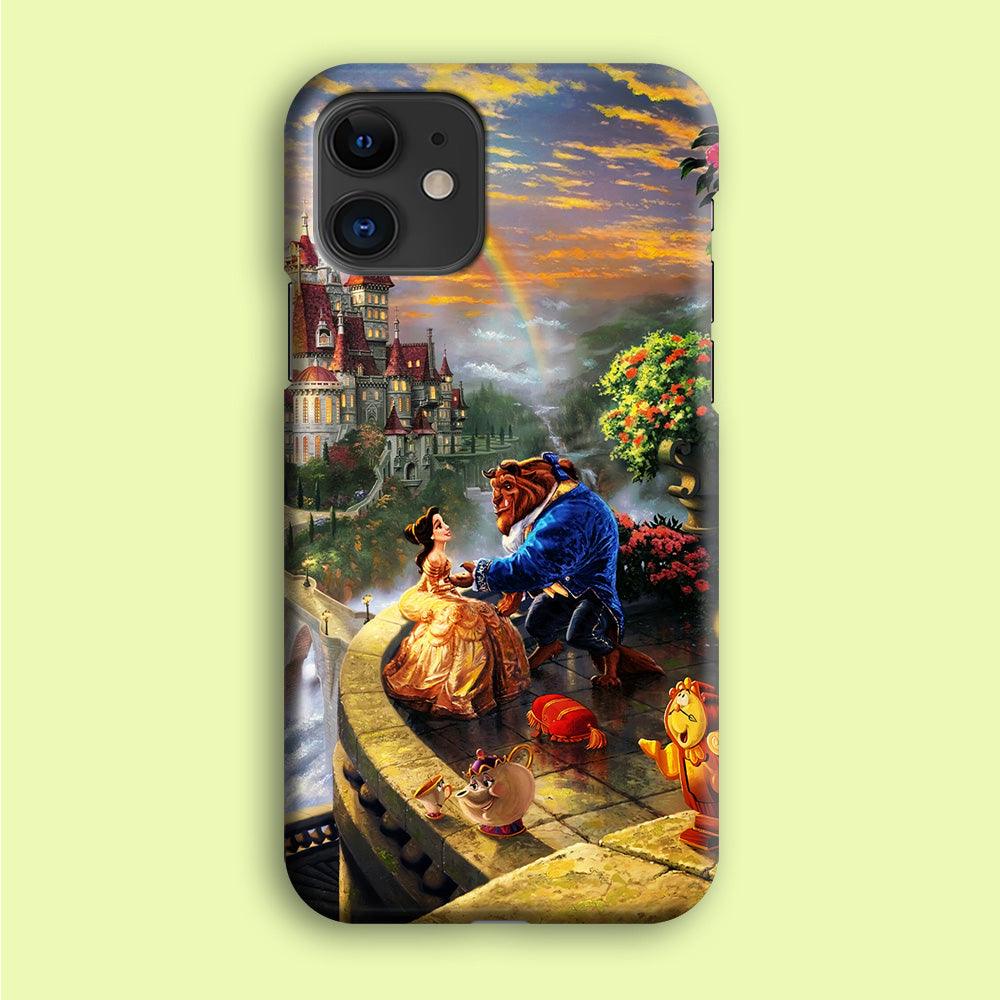 Beauty and The Beast iPhone 12 Case-Plastic / Full Wrap (3D Case)-Xtracase
