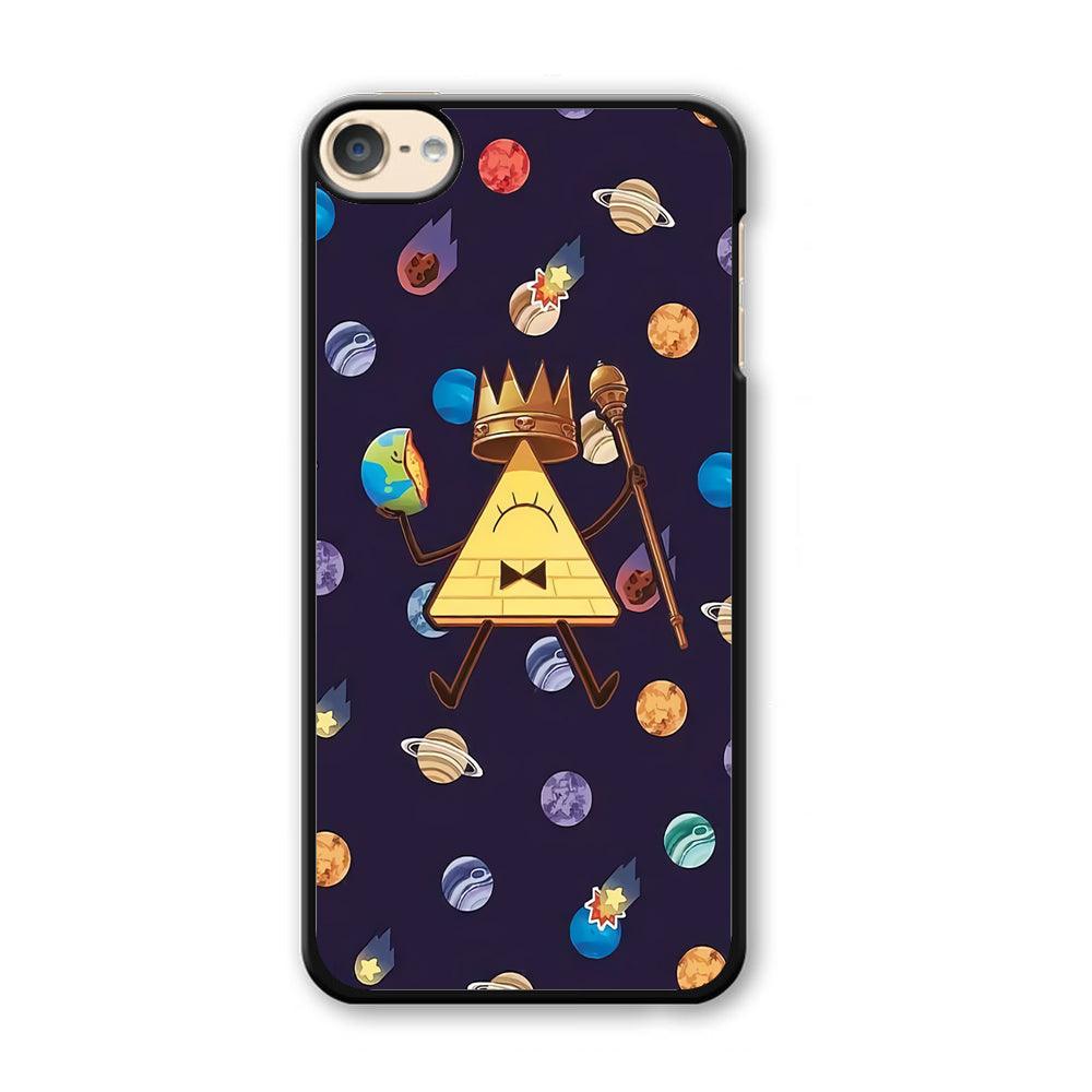 Bill Cipher and Planets Doodle iPod Touch 6 Case-Plastic / Full Wrap (3D Case)-Xtracase