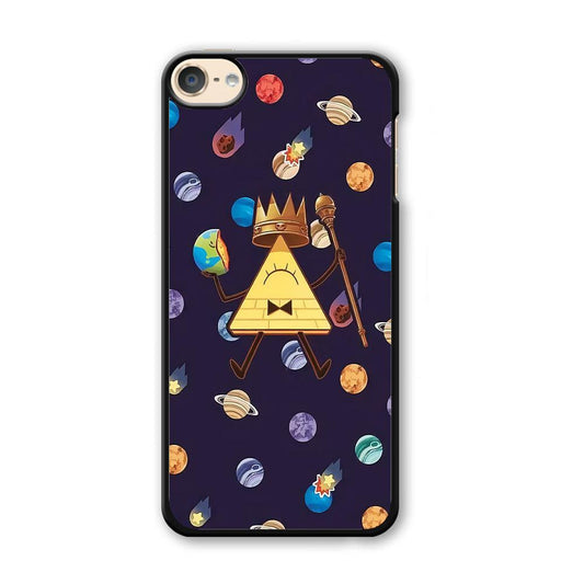 Bill Cipher and Planets Doodle iPod Touch 6 Case-Plastic / Full Wrap (3D Case)-Xtracase