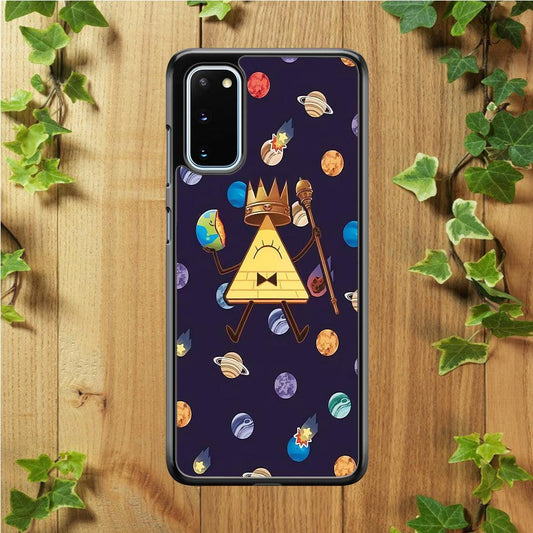 Bill Cipher and Planets Doodle Samsung Galaxy S20 Case-Plastic / Full Wrap (3D Case)-Xtracase