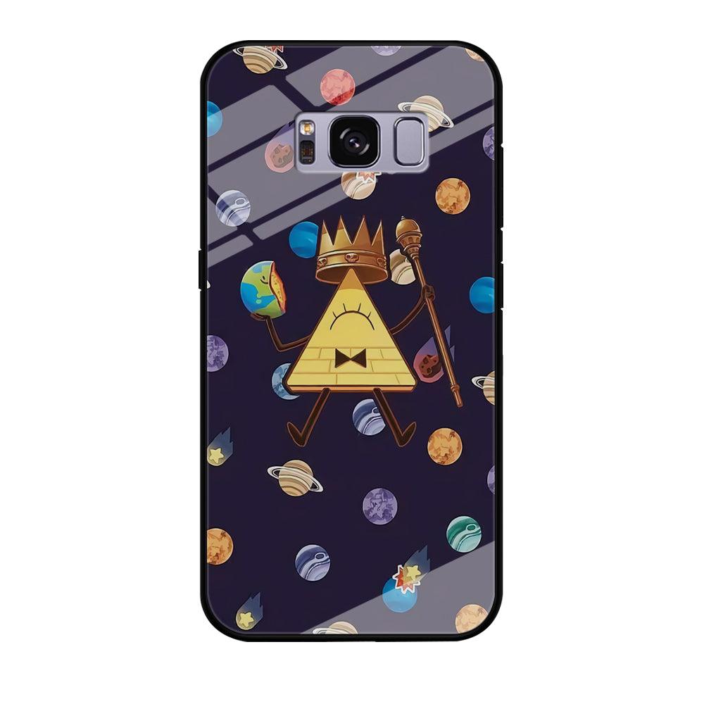Bill Cipher and Planets Doodle Samsung Galaxy S8 Case-Tempered Glass Case-Xtracase