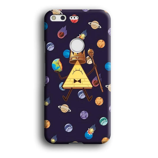 Bill Cipher and Planets Doodle Google Pixel XL 3D Case-Xtracase