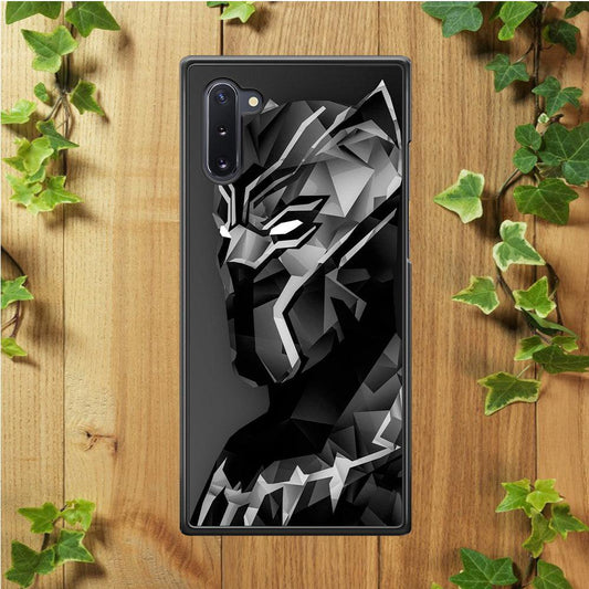 Black Panther 003 Samsung Galaxy Note 10 Case-Rubber / Black (2D Case)-Xtracase