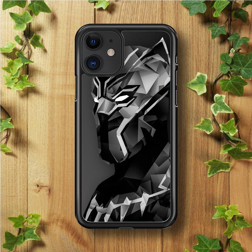 Black Panther 003 iPhone 11 Case-Rubber / Black (2D Case)-Xtracase