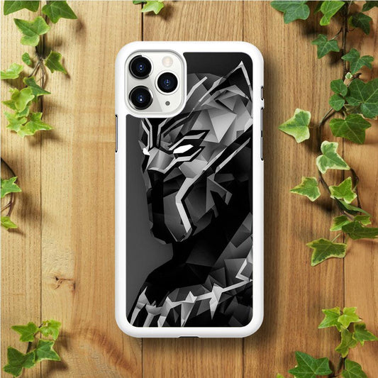 Black Panther 003 iPhone 11 Pro Case-Rubber / White (2D Case)-Xtracase