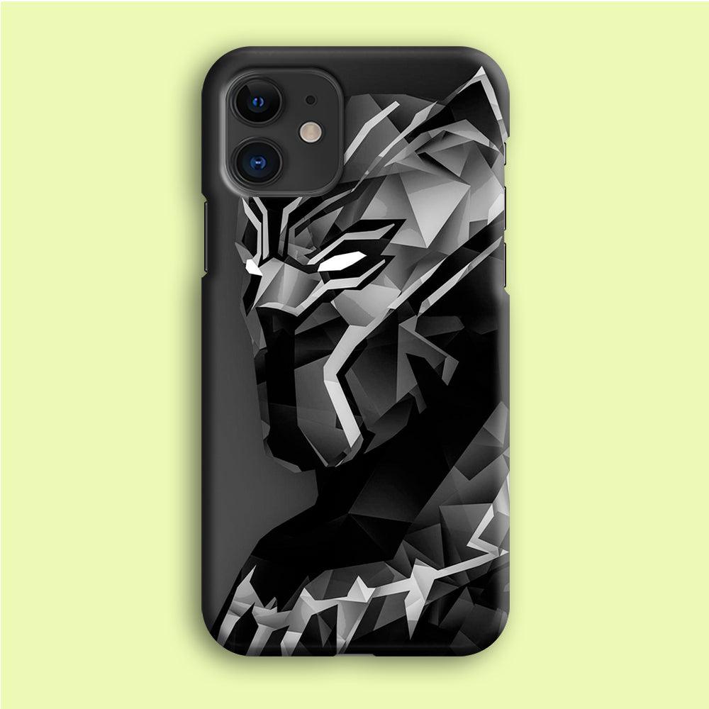 Black Panther 003 iPhone 12 Case-Plastic / Full Wrap (3D Case)-Xtracase