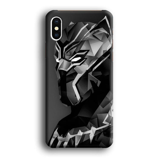 Black Panther 003 iPhone X Case-Plastic / Full Wrap (3D Case)-Xtracase