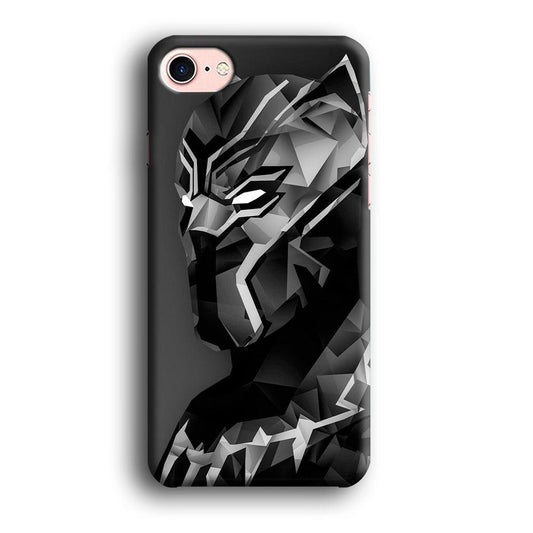 Black Panther 003 iPhone 8 Case-Plastic / Full Wrap (3D Case)-Xtracase