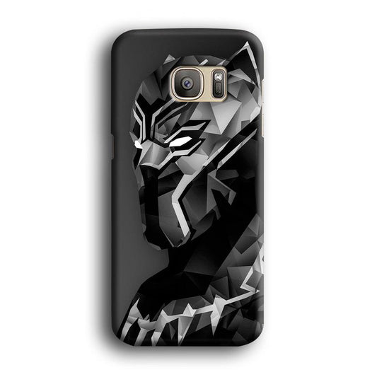 Black Panther 003 Samsung Galaxy S7 Edge Case-Plastic / Full Wrap (3D Case)-Xtracase