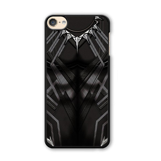 Black Panther Suit iPod Touch 6 Case-Plastic / White (2D Case)-Xtracase