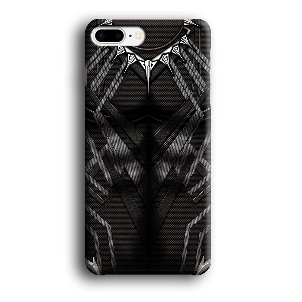 Black Panther Suit iPhone 8 Plus Case-Plastic / Full Wrap (3D Case)-Xtracase