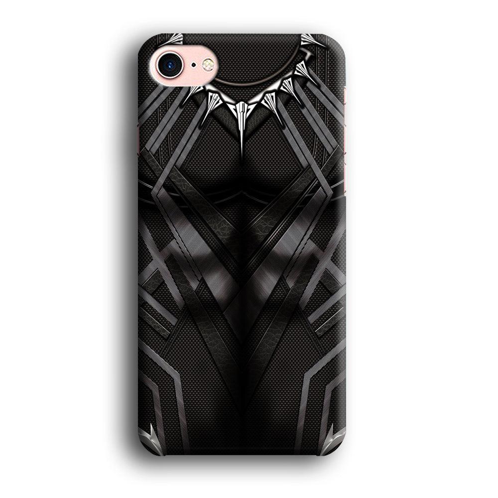 Black Panther Suit iPhone 7 Case-Plastic / Full Wrap (3D Case)-Xtracase
