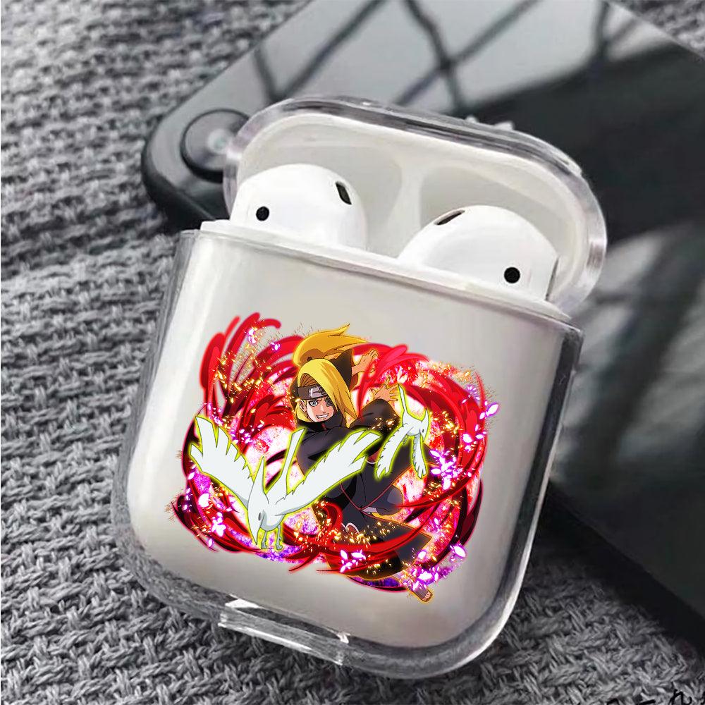 Blazing Deidara Protective Clear Case Cover For Apple Airpods-Xtracase