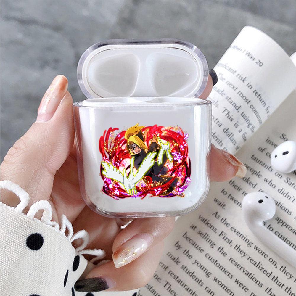 Blazing Deidara Protective Clear Case Cover For Apple Airpods-Xtracase