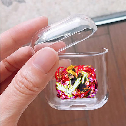 Blazing Deidara Protective Clear Case Cover For Apple Airpods-Xtracase