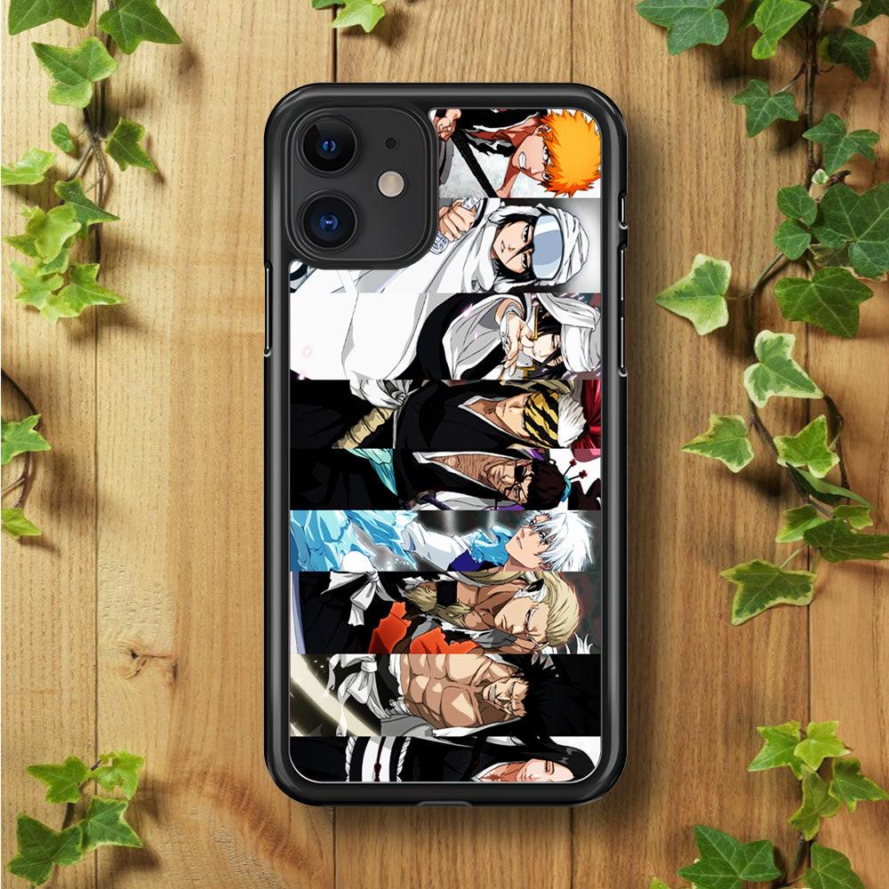 Bleach Characters iPhone 11 Case-Rubber / Black (2D Case)-Xtracase