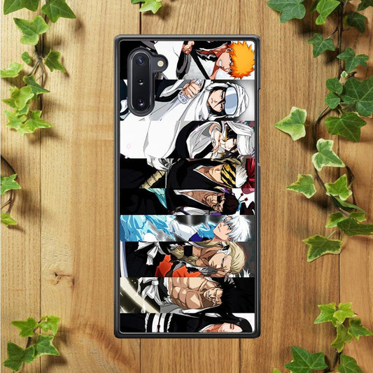 Bleach Characters Samsung Galaxy Note 10 Case-Rubber / Black (2D Case)-Xtracase