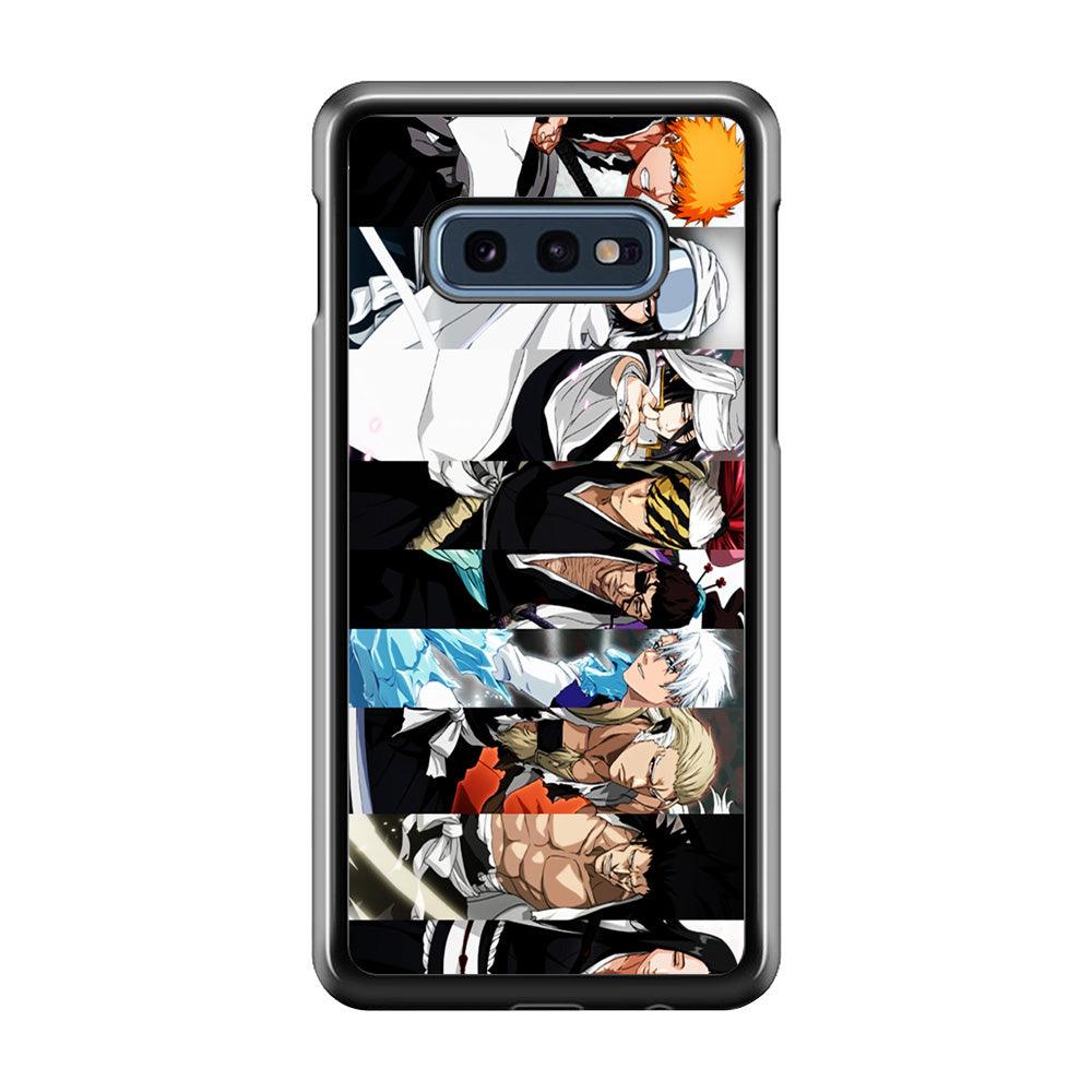 Bleach Characters Samsung Galaxy S10E Case-Rubber / Black (2D Case)-Xtracase