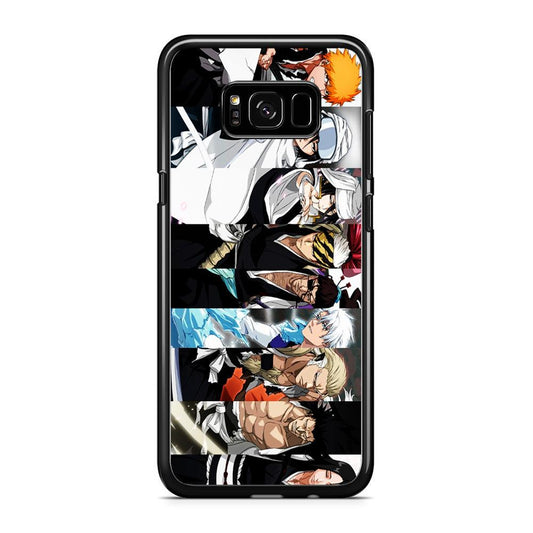 Bleach Characters Samsung Galaxy S8 Plus Case-Rubber / Black (2D Case)-Xtracase