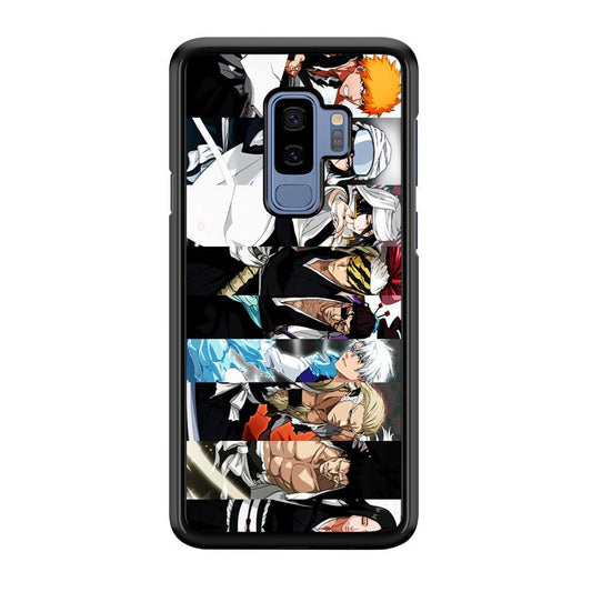 Bleach Characters Samsung Galaxy S9 Plus Case-Rubber / Black (2D Case)-Xtracase