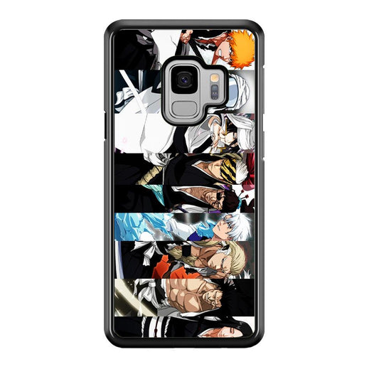 Bleach Characters Samsung Galaxy S9 Case-Rubber / Black (2D Case)-Xtracase