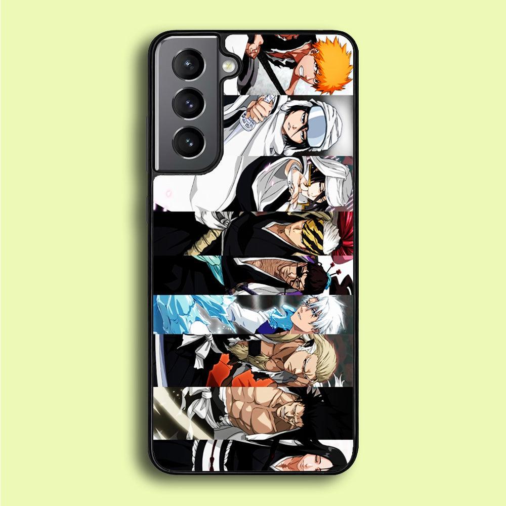 Bleach Characters Samsung Galaxy A16 Case-Rubber / Black (2D Case)-Xtracase