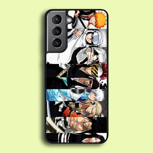 Bleach Characters Samsung Galaxy A16 Case-Rubber / Black (2D Case)-Xtracase
