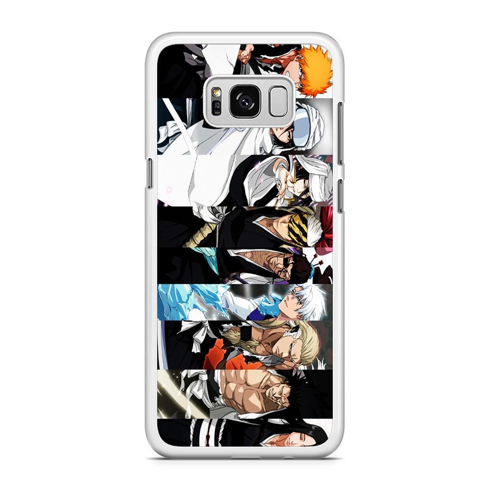 Bleach Characters Samsung Galaxy S8 Plus Case-Rubber / White (2D Case)-Xtracase