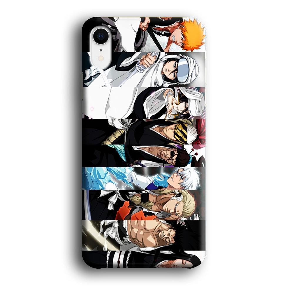 Bleach Characters iPhone XR Case-Plastic / Full Wrap (3D Case)-Xtracase